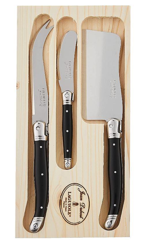 Laugile 3 Piece Cheese Set is a beautiful new home gift, wedding present for someone who enjoys the fine things in life. Did you know, if you’re the recipient of the knife as a gift, it’s customary to give a coin in response to avoid cutting the ties of t