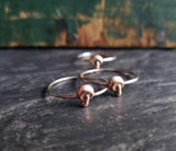 Copper Toadstool Ring