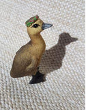 Duckling with Flower Crown - Decor