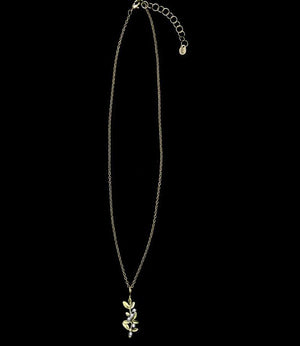 Flowering Thyme Dainty Pendant Necklace