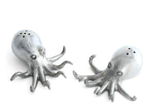 Octopus Pewter Salt & Pepper Set
