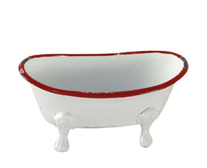 Red Bath Tub Soap Dish