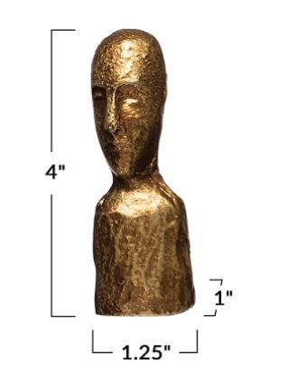 Golden Cast Iron Figure - No Arms