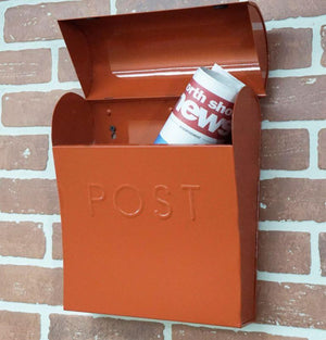 Terracotta Euro Mailbox