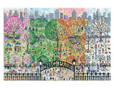 Dog Park in Four Seasons Puzzle - 1000 Pieces