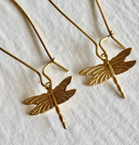 Dragonfly Earrings Close Up 