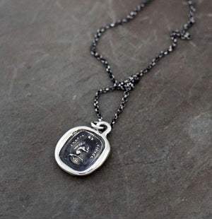 Squirrel: Look Within - Wax Seal Necklace
