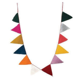 Multi Colored Pennant Garland
