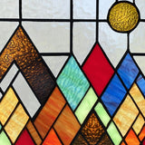 Beyond the Mountain Tops Stained Glass