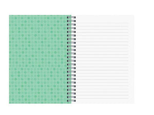 avian bird friends spiral lined journal, lined notebook