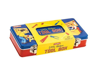 The Tin Tool Box with Tools Toy Set is a great gift for any little one that enjoys work along side their parents.