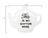 Teapot Tea Bag Holder, a perfect gift for the avid tea drinker, no matter their style or mood their is a tea inspired saying for everyone. Choose from one of these 6 sayings for the perfect tea bag holder.