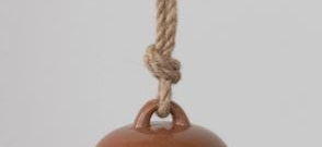 Earth Tone Rainbow Hanging Bell, Add this Earth Tone Rainbow Hanging Bell to your home, place along side hanging plants to complete any room in your home.