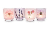 Purple Pressed Flower Candle Holder, tea light holder to make any room or outdoor space even more beautiful.