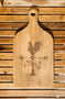 Cheese Board with Rooster Weather Vane