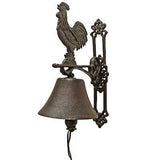 Rooster Cast Iron Doorbell, This Rooster Bell is made of cast iron and will be loud enough to bring everyone to the dinner table. 