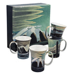 lawren s harris mug set of 4, bone china mugs