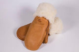 Tan Deerskin Leather Mittens