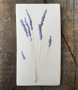 lavender wall decor, lavender pottery, handmade in canada