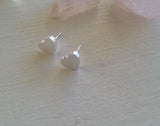 Total Eclipse Heart Earrings in Silver 