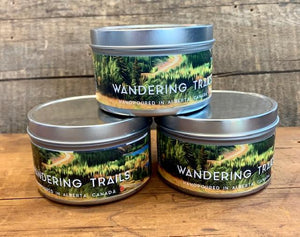 Wandering Trails - 8 oz. Tin Candle