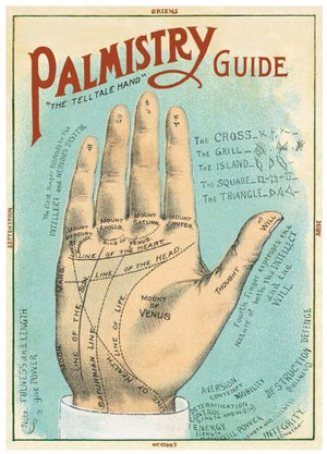 palmistry vintage style poster, home decor, wall decor, calgary