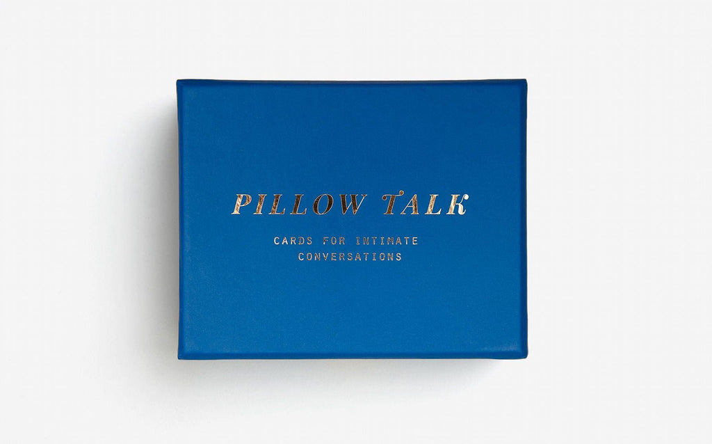 pillow talk card set by the school of life, bring intamacy into your life with you and your partner
