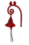 Two Birds Red Cast Iron Bell