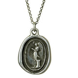Guardian Angel Wax Seal Necklace