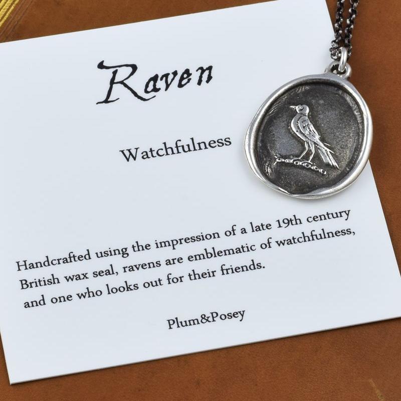 Nevermore Raven - Wax Seal Necklace