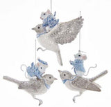 Mouse on Bird Ornament