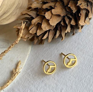 Mountain Gold Earrings 