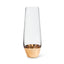 Gold Band Stemless Champagne Flute