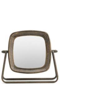 Tabletop Rustic Iron Mirror