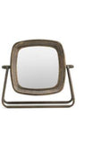 Tabletop Rustic Iron Mirror