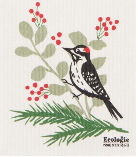 Forest Woodpecker Swedish Cloth