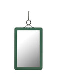 Green Wooden Mirror