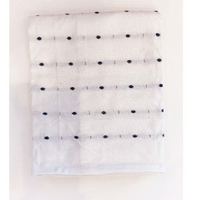 Black Polka Dots Tea Towel