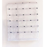 Black Polka Dots Tea Towel