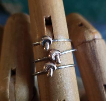 Copper Toadstool Ring