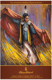 Authenic 2011 Calgary Stampede poster depicting an Indigenous dancer in traditional dress