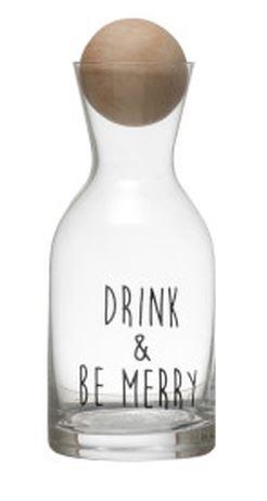 Drink & Be Merry Decanter
