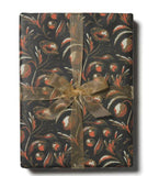 Midnight Flowers Wrapping Paper