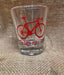 Bike Shot Glass - Red
