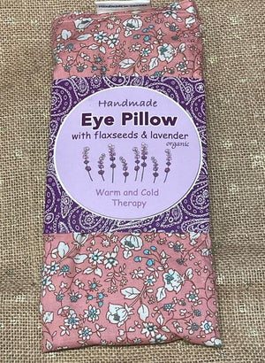 Lavender & Flaxseed Eye Pillow - Pink Floral