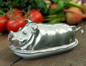 Happy Pig Butter Dish