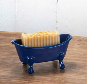 Navy Blue Bath Tub Soap Dish