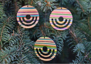 Round-Shaped Wooden Ornament