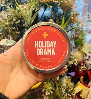 Holiday Drama - Tin Emergency Candle
