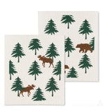 Moose & Bear Swedish Dishcloths - Set of 2